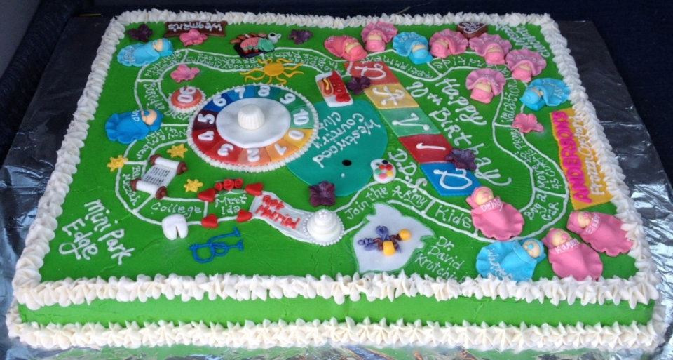 Game of Life Birthday Cake