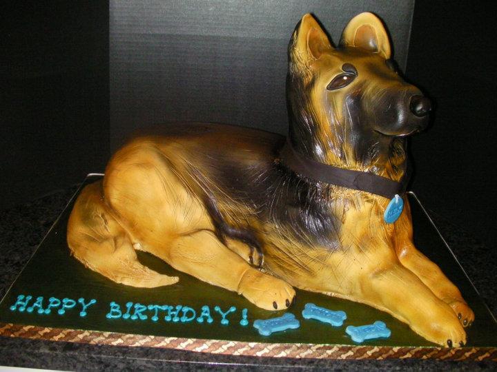 German Shepherd Cake German Shepherd Cake