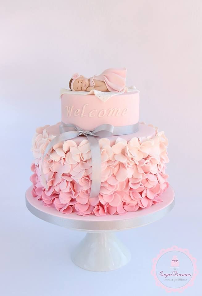 Girl Baby Shower Cake Girl Baby Shower Cake
