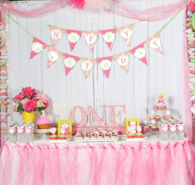 Girl First Birthday Party Theme Ideas