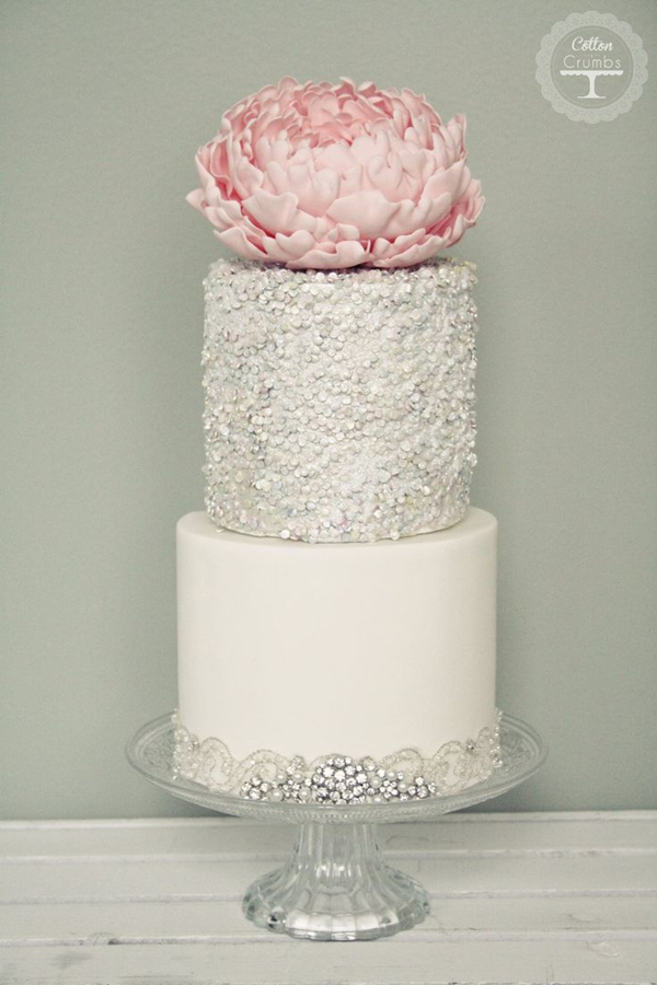 Glitter Wedding Cake