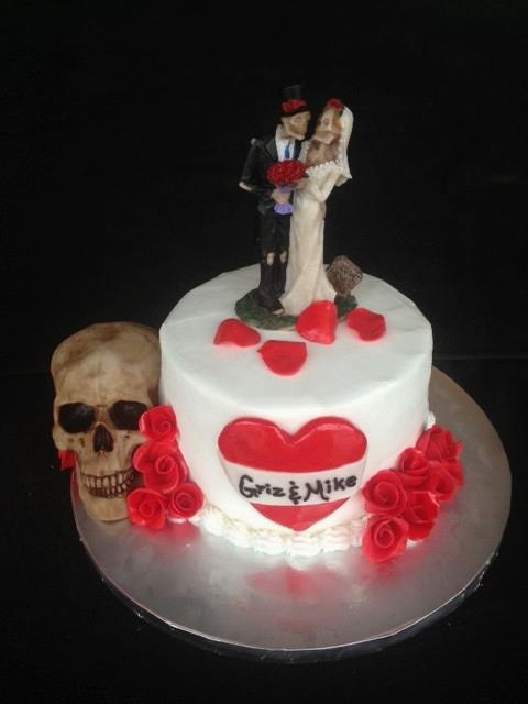 Goth Wedding Cake