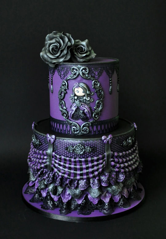 Gothic Birthday Cake Gothic Birthday Cake