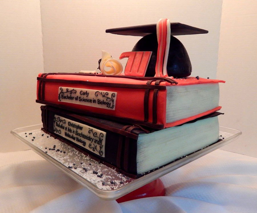 Graduation Book Cake