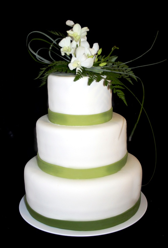 Green Wedding Cake