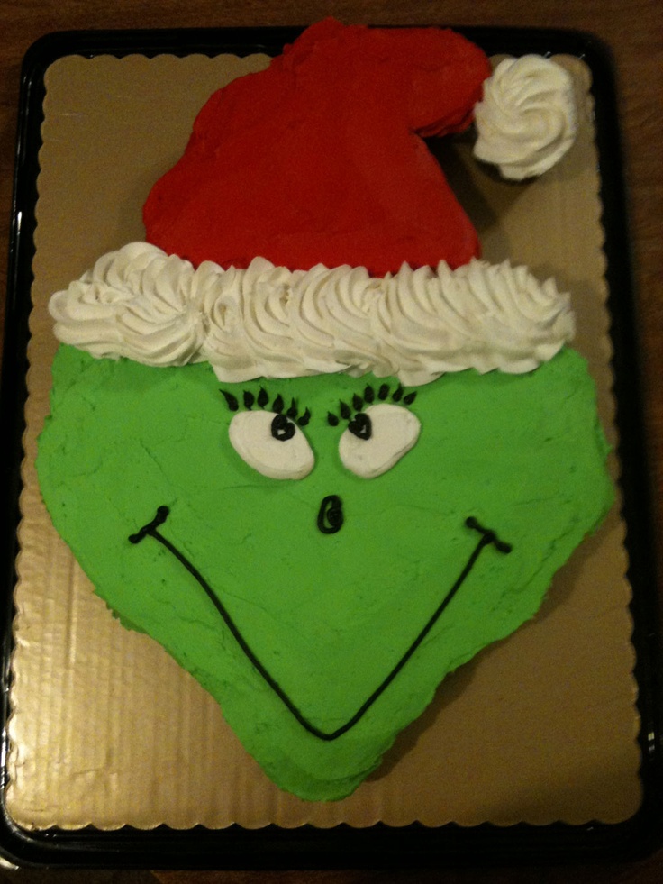 Grinch Birthday Cake