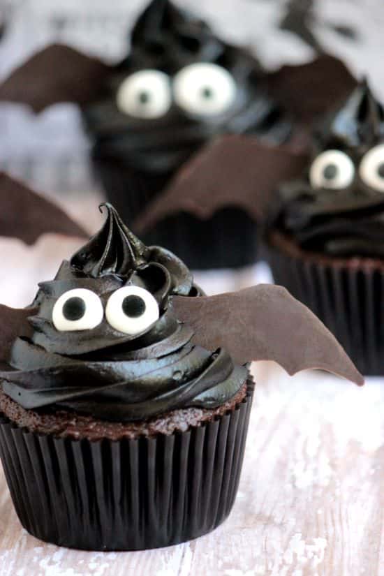 Halloween Bat Cupcakes Recipe
