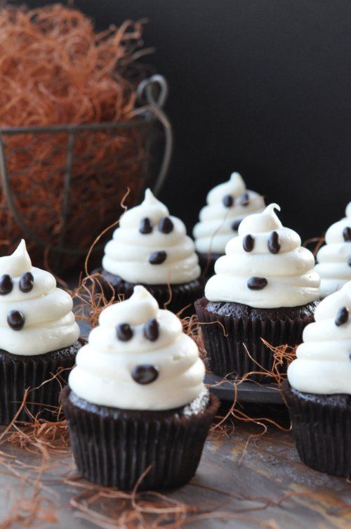 Halloween Ghost Cupcakes