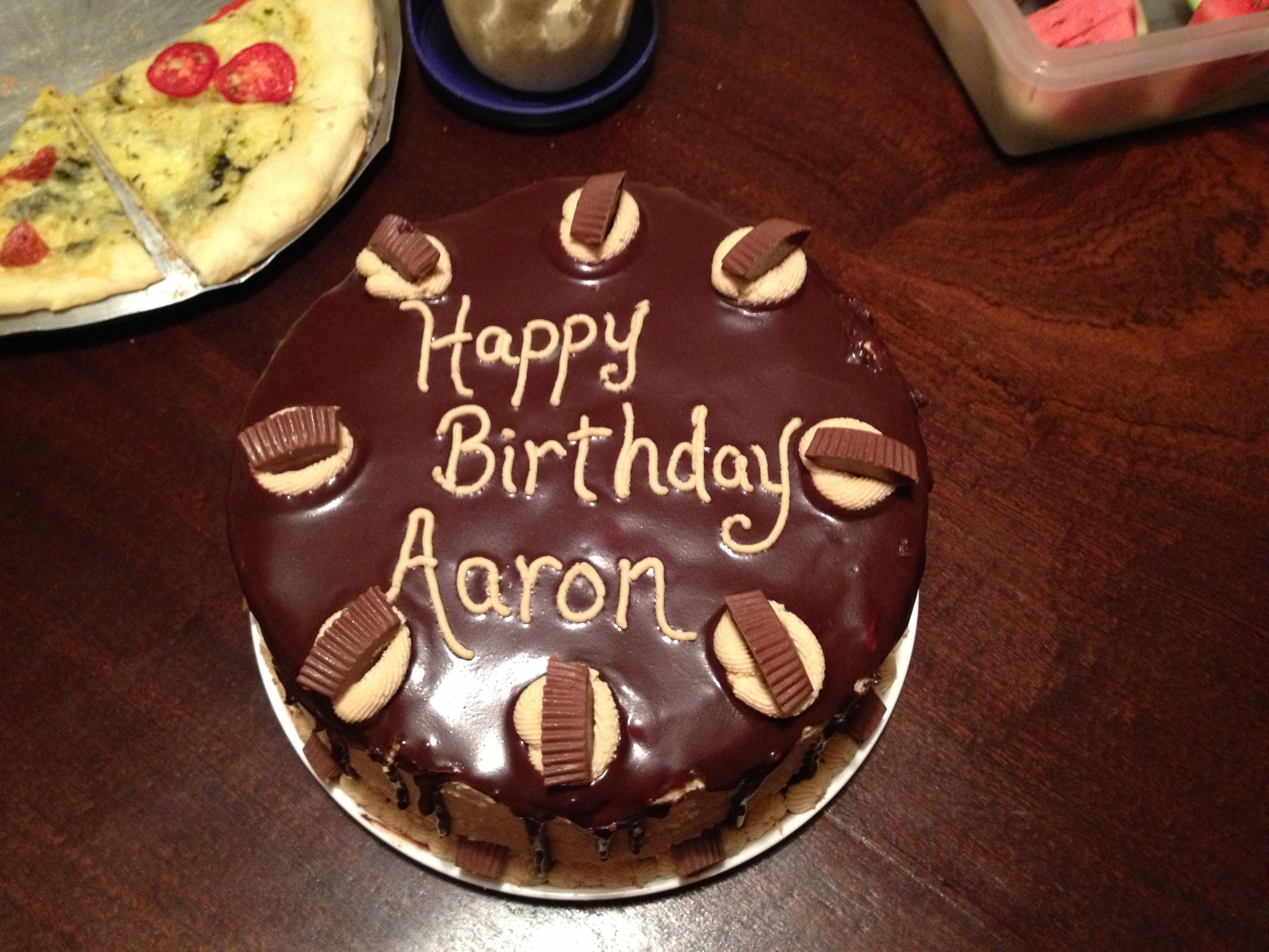 Happy Birthday Aaron Cake