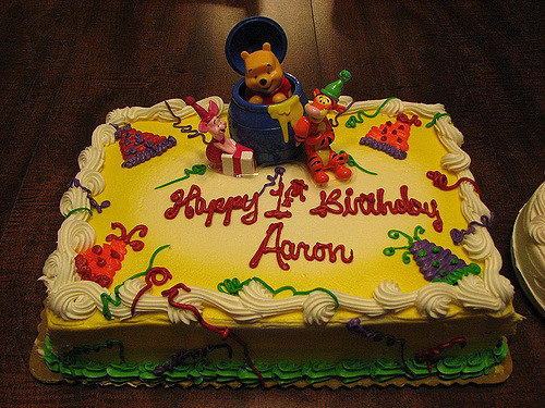 Happy Birthday Aaron Cake
