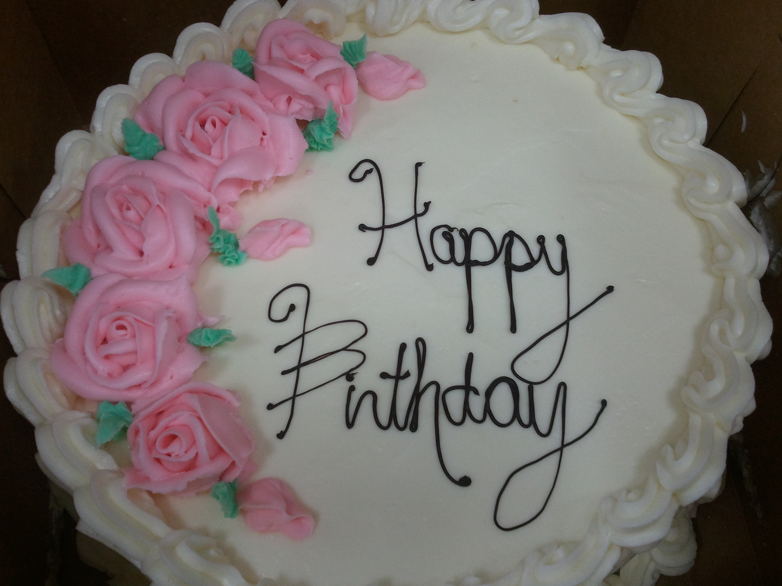 Happy Birthday Rose Cake Happy Birthday Rose Cake