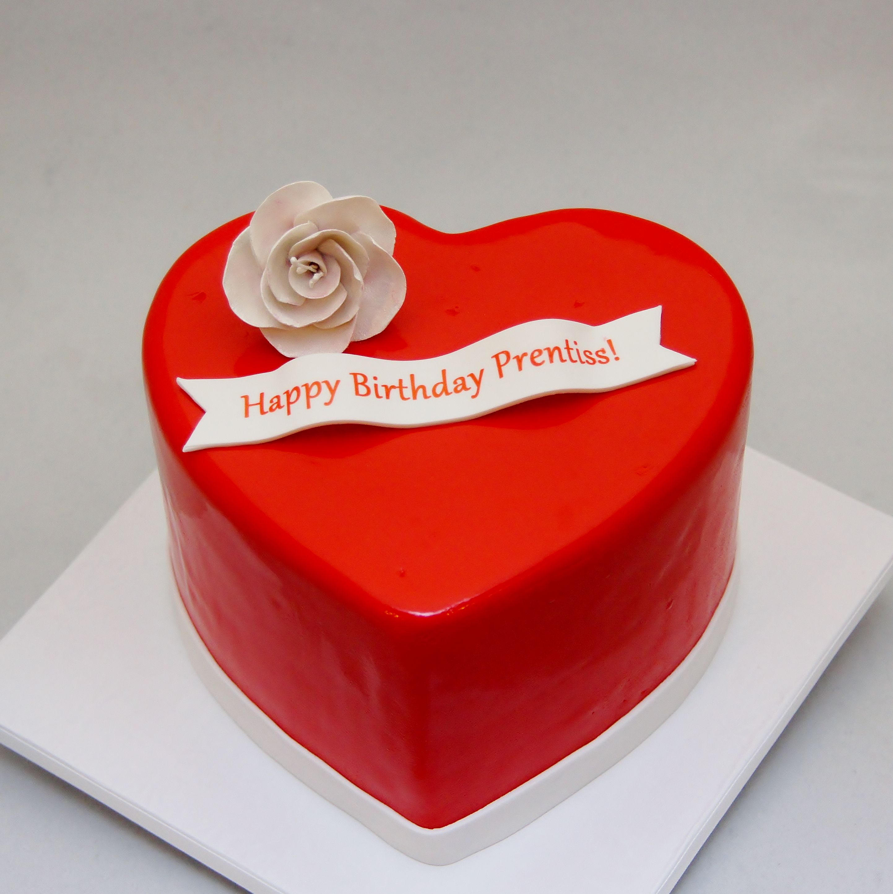 Heart Birthday Cake