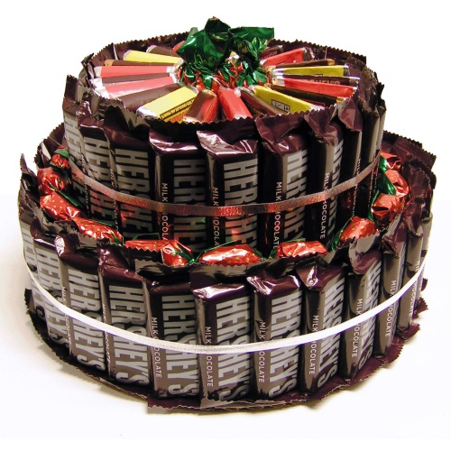 Hershey Candy Bar Cake Gift Baskets