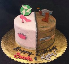 His and Hers Birthday Cake His and Hers Birthday Cake