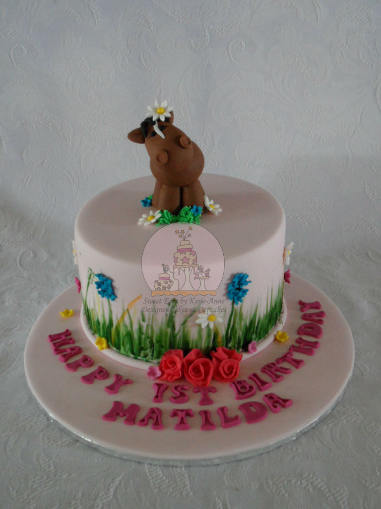 Horse Themed Birthday Cake