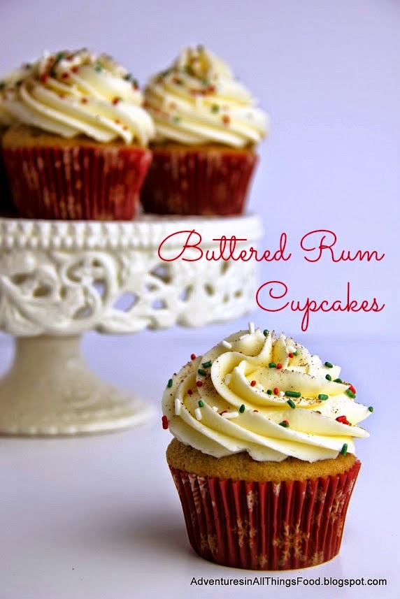 Hot Butter Rum Cupcakes