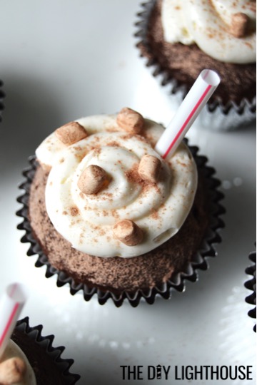 Hot Chocolate Cupcakes