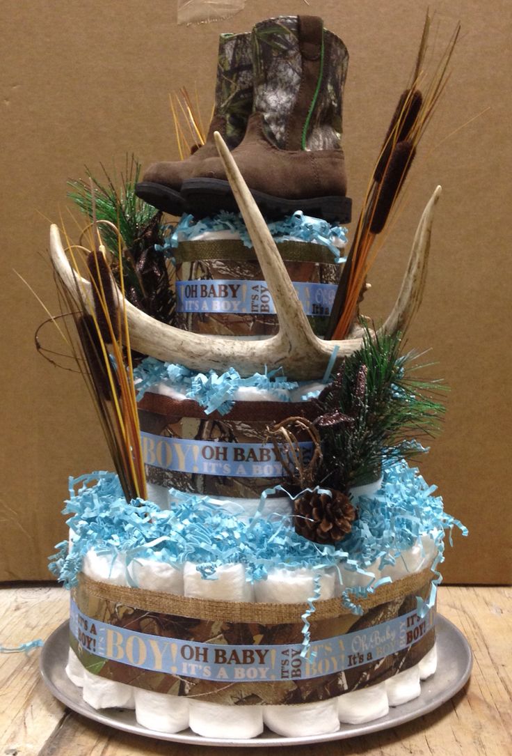 Hunting Baby Shower Diaper Cake Ideas Hunting Baby Shower Diaper Cake Ideas