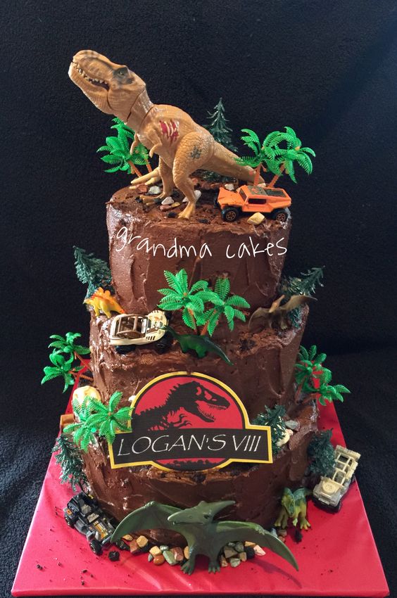 Jurassic Park Birthday Cake