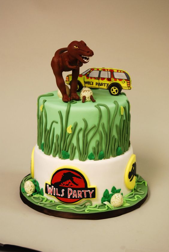 Jurassic Park Birthday Cake