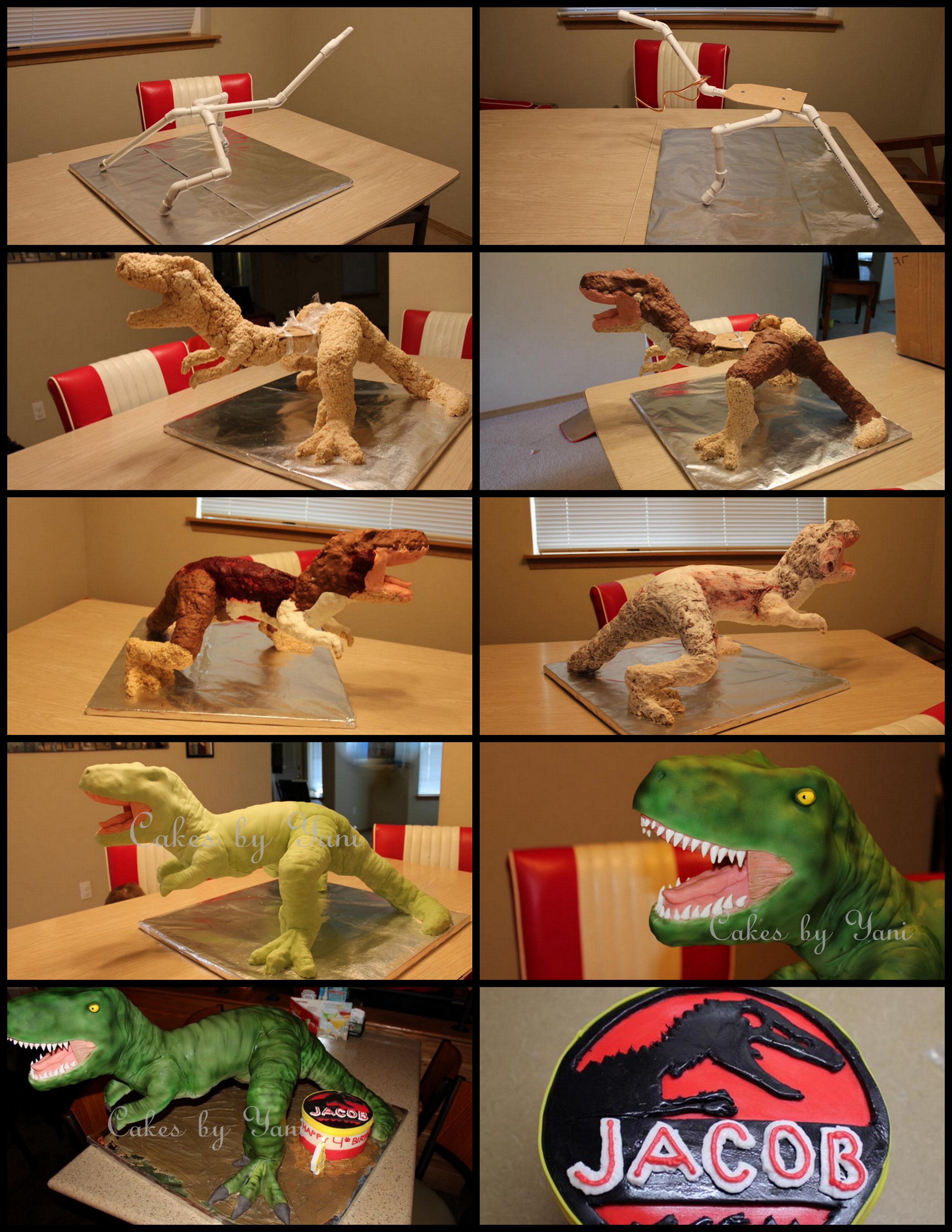 Jurassic Park Dinosaur Birthday Cake