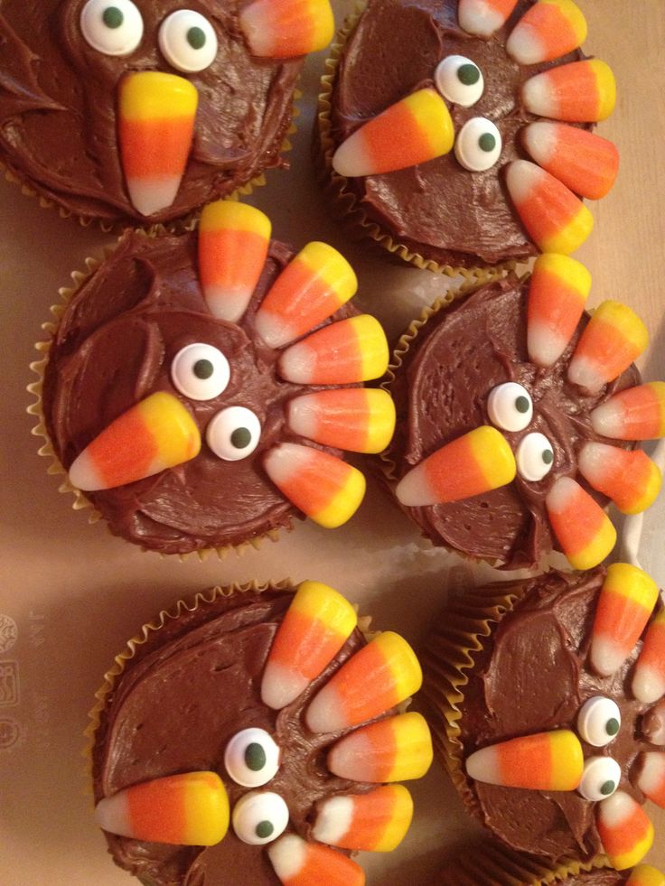 Kids Dessert Thanksgiving Cupcakes