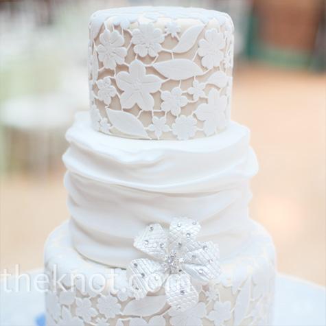 Lace Wedding Cake Lace Wedding Cake