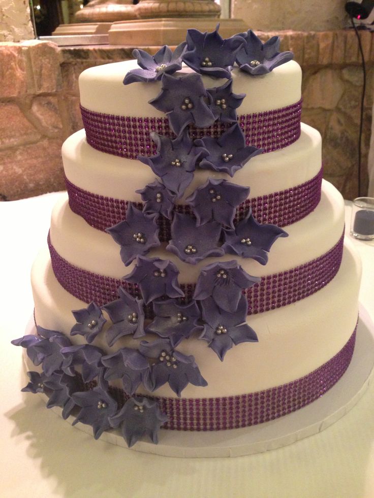 Lavender Wedding Cake