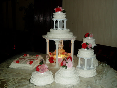 Layered Wedding Cake Layered Wedding Cake