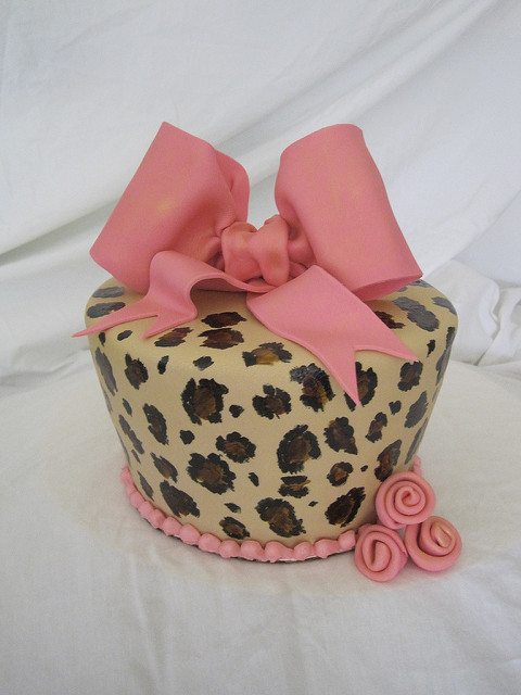 Leopard Print Cake