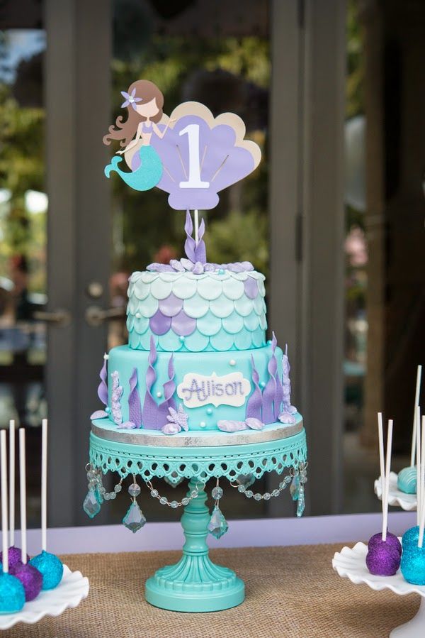 Little Mermaid Birthday Cake Idea