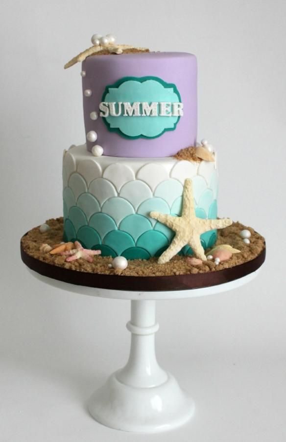 Little Mermaid Theme Cake Little Mermaid Theme Cake