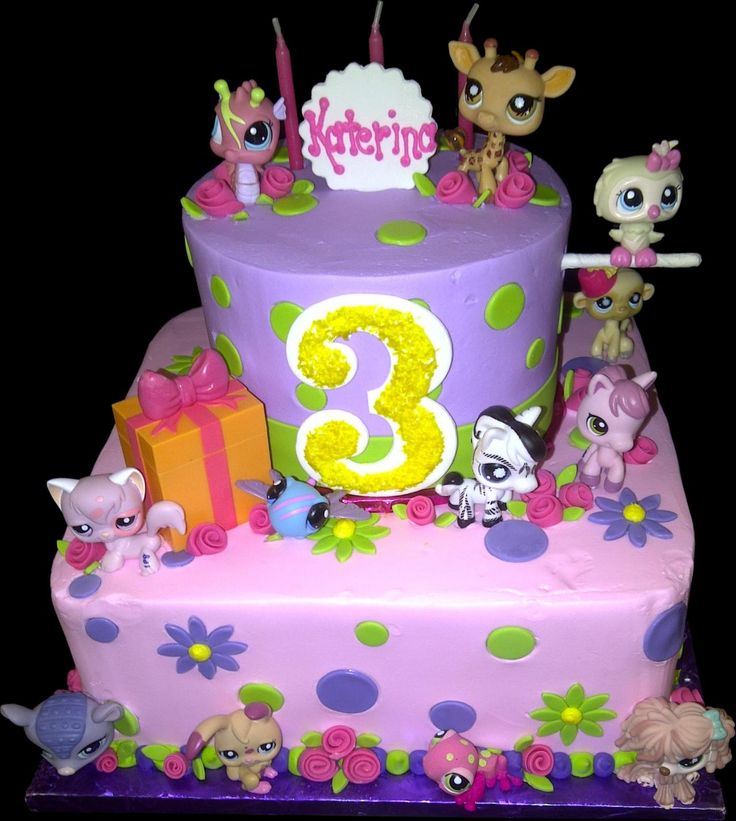 Littlest Pet Shop Birthday Cake