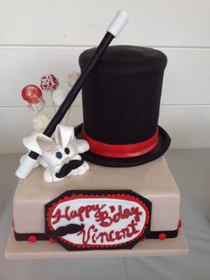 Magic Hat Birthday Cake