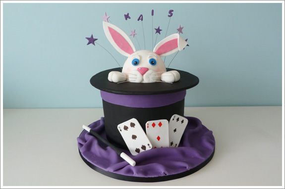 Magic Hat with Rabbit Cake