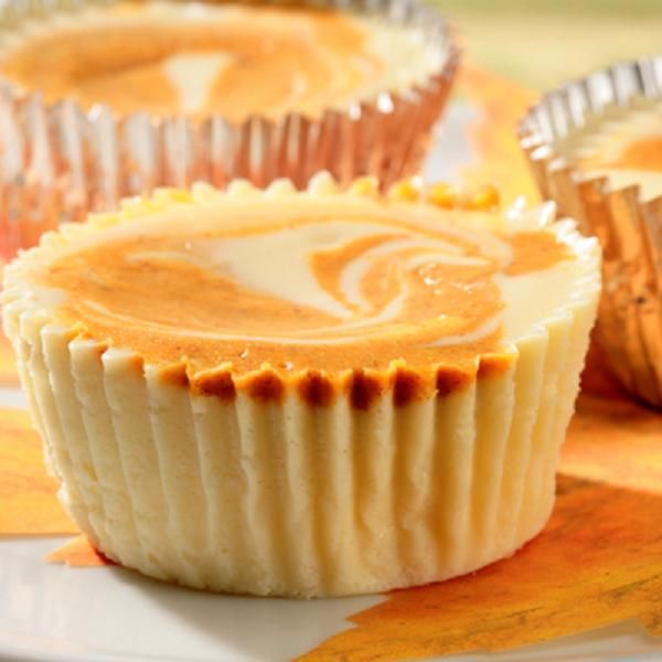 Mini Pumpkin Swirl Cheesecake Recipes