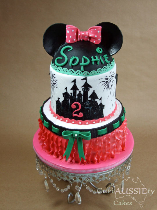 Minnie Mouse 2nd Birthday Cake Minnie Mouse 2nd Birthday Cake