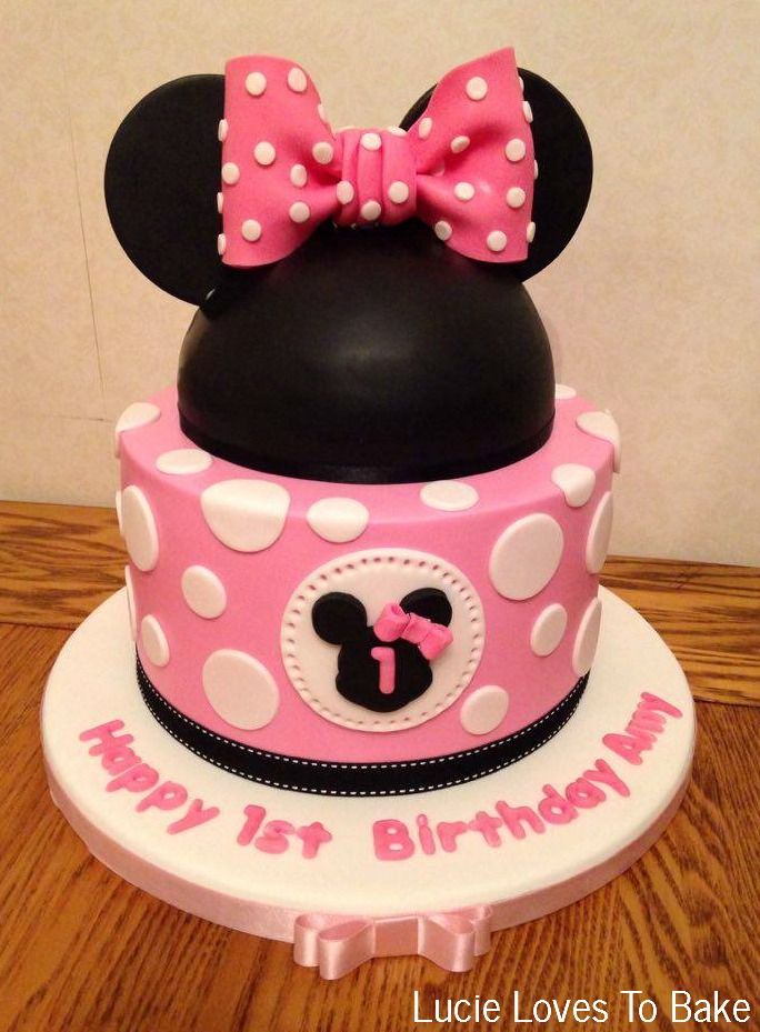 Minnie Mouse Birthday Cake