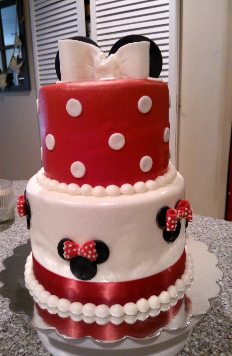 Minnie Mouse Birthday Cake