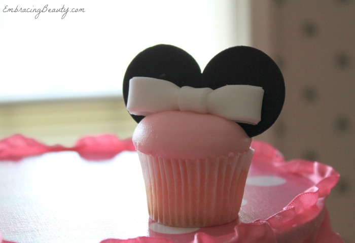 Minnie Mouse Cupcake Ears