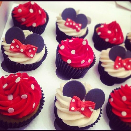 Minnie Mouse Cupcakes