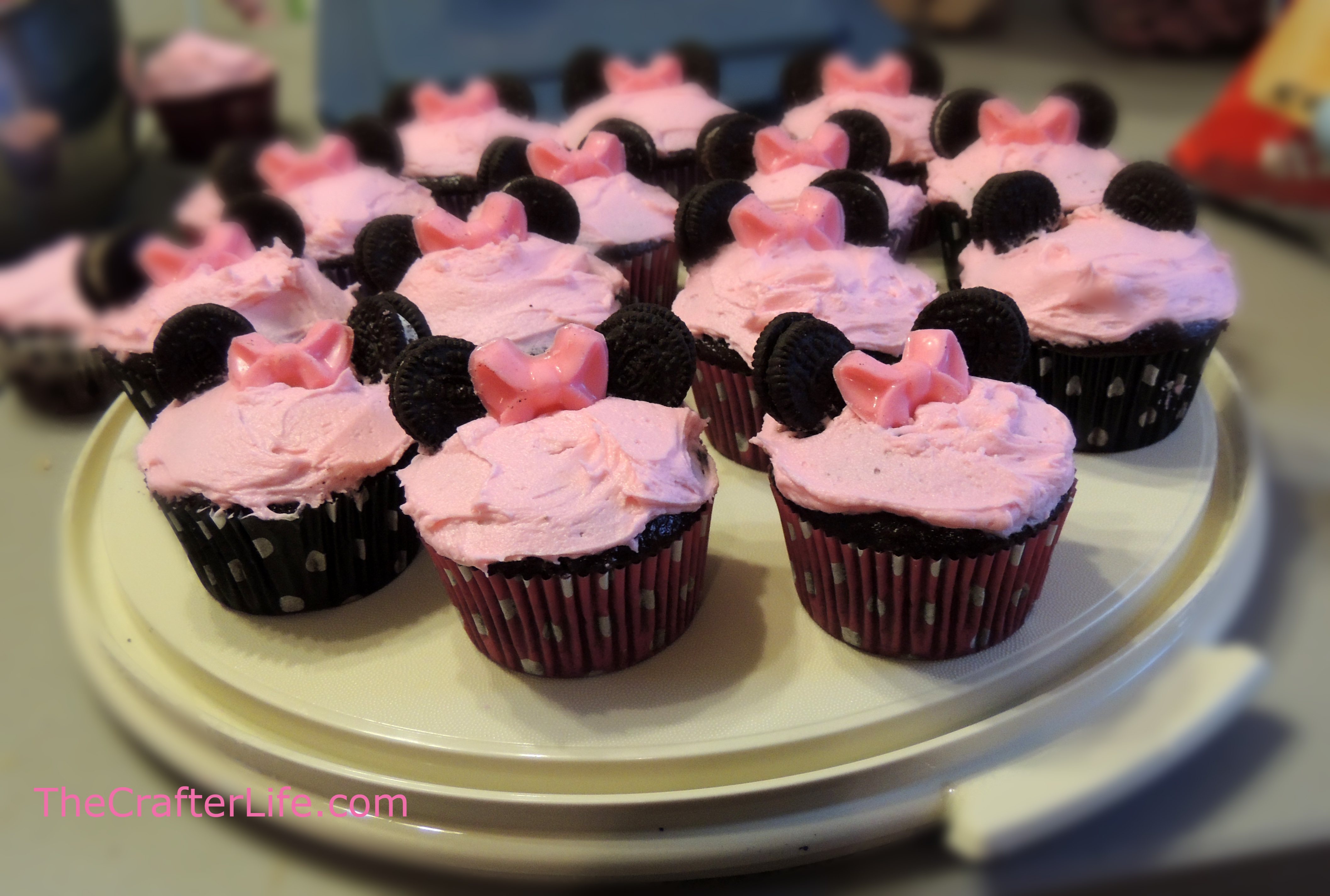 Minnie Mouse Cupcakes Minnie Mouse Cupcakes
