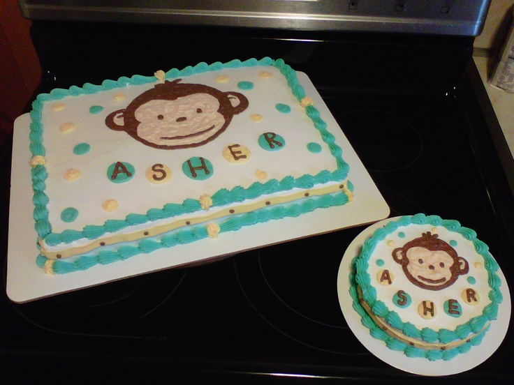 Monkey 1st Birthday Cake Monkey 1st Birthday Cake