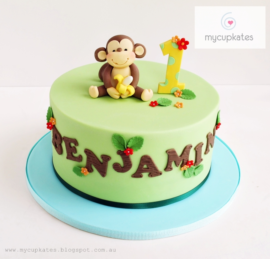 Monkey Birthday Cake Monkey Birthday Cake