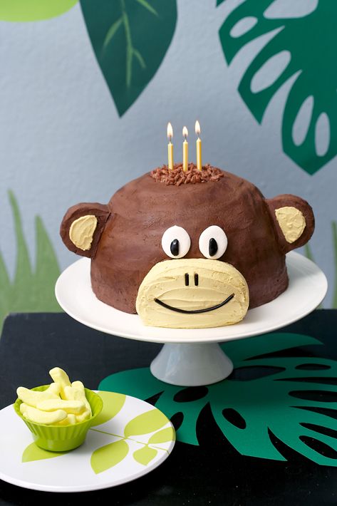 Monkey Birthday Cake