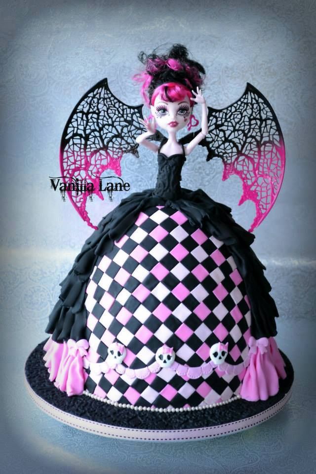 Monster High Doll Birthday Cake Monster High Doll Birthday Cake