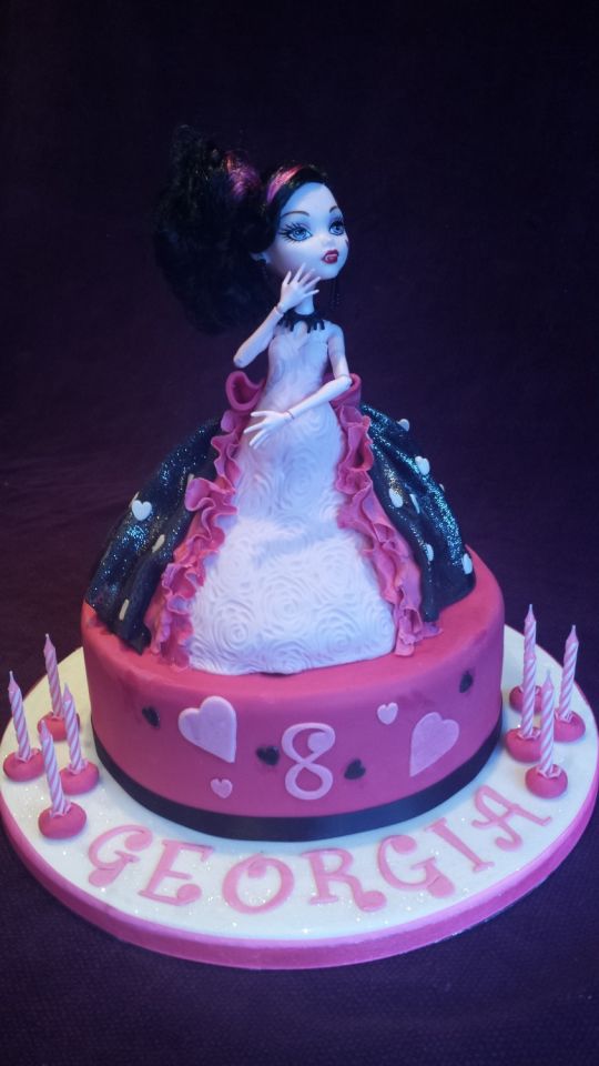 Monster High Doll Cake
