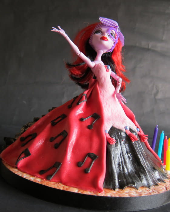 Monster High Doll Cake