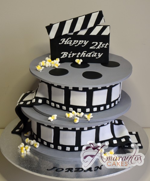 Movie Reel Cake