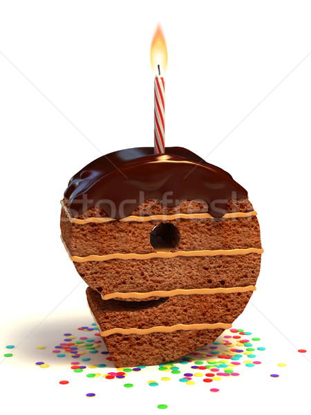 Number Birthday Cakes